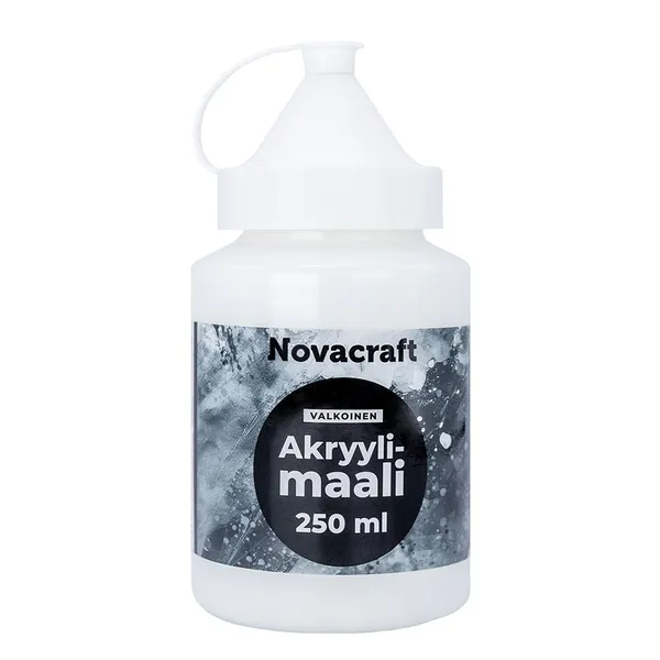 Akryylimaali valkoinen 250 ml