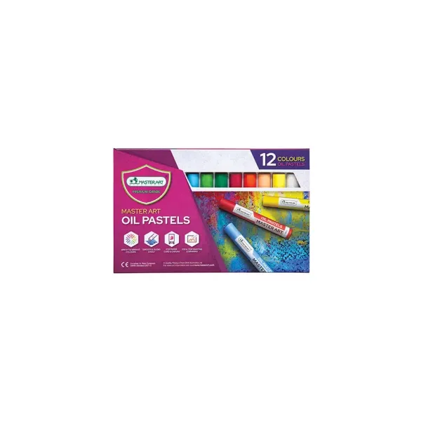 Öljypastelliliidut 12 väriä