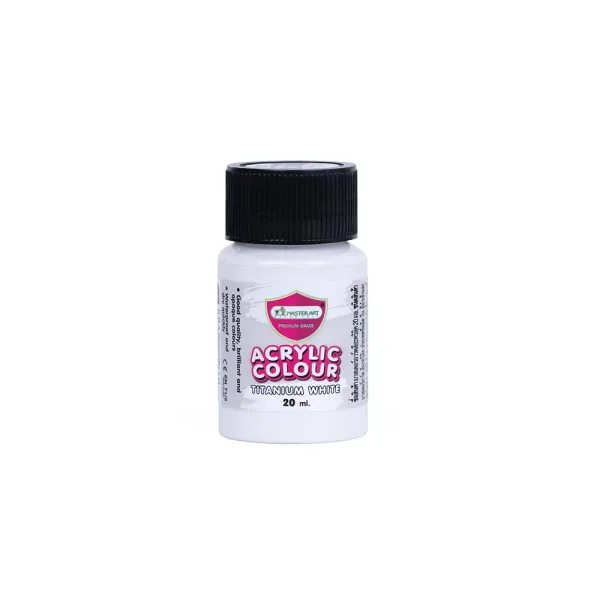 Akryylimaali 20 ml, Titanium White
