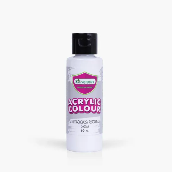 Akryylimaali 60 ml, Titanium White