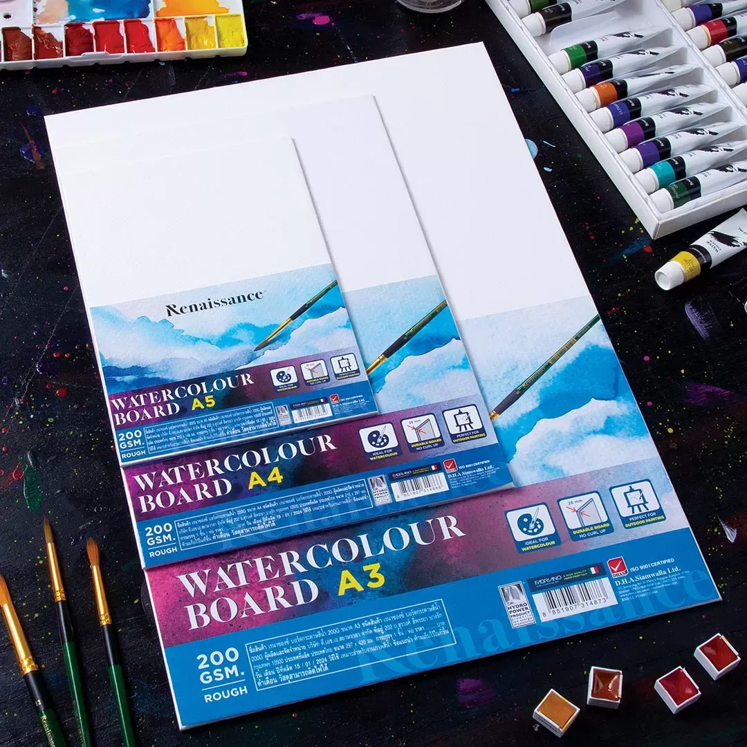 Maalauspahvit vesiväreille