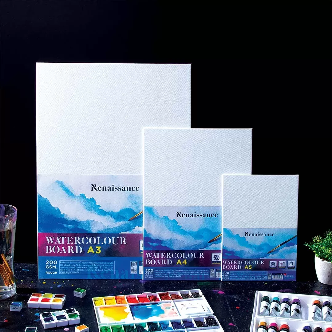 Maalauspahvit vesiväreille