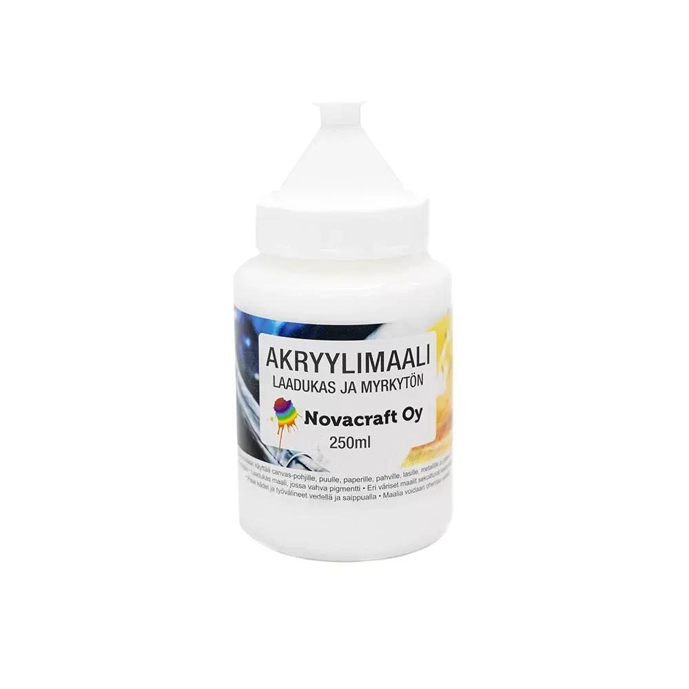 Akryylimaali valkoinen 250 ml
