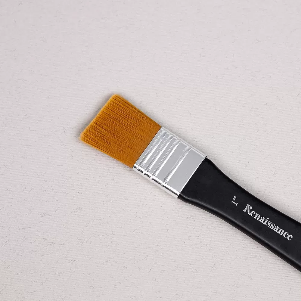 Leveä syntettinen sivellin 2,5 cm