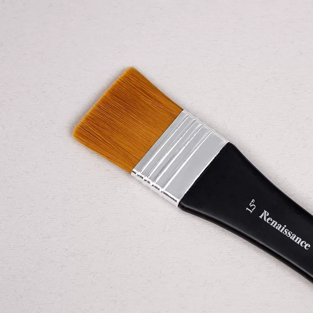 Leveä syntettinen sivellin 3,8 cm