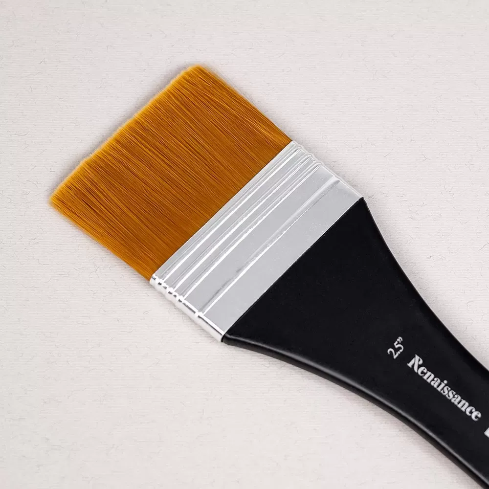 Leveä syntettinen sivellin 6,3 cm