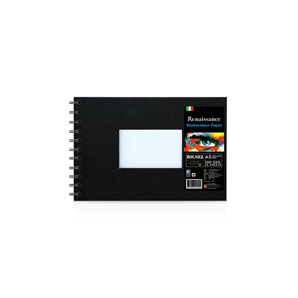 Kovakantinen vesivärilehtiö A5, 300g