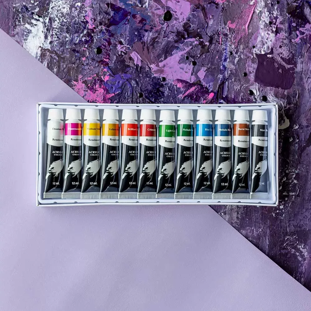 Akryylivärit 12 x 12 ml
