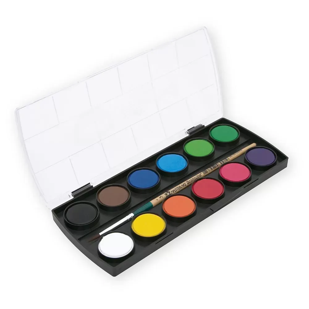 Kasvomaalisetti, 12 väriä