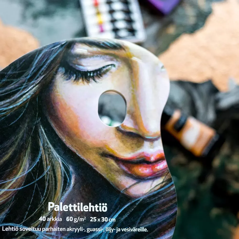 Palettilehtiö 40 arkkia, 60 g, 25 x 30 cm