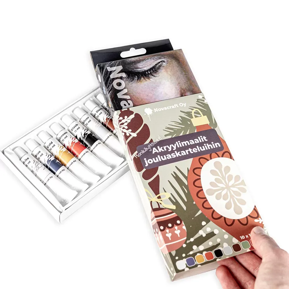 Akryylimaalit 10 x 12 ml