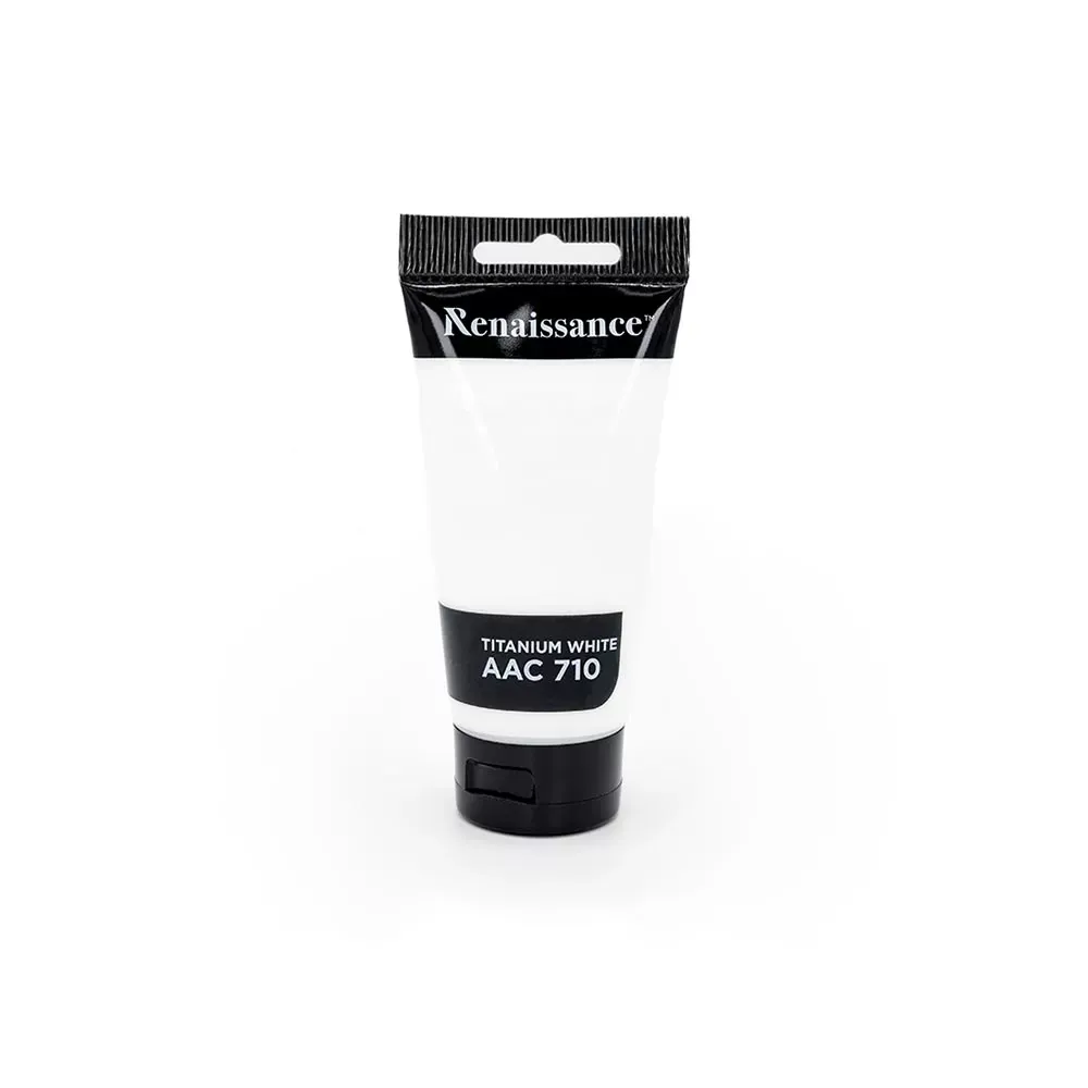 Akryylimaali 75 ml, Titanium White