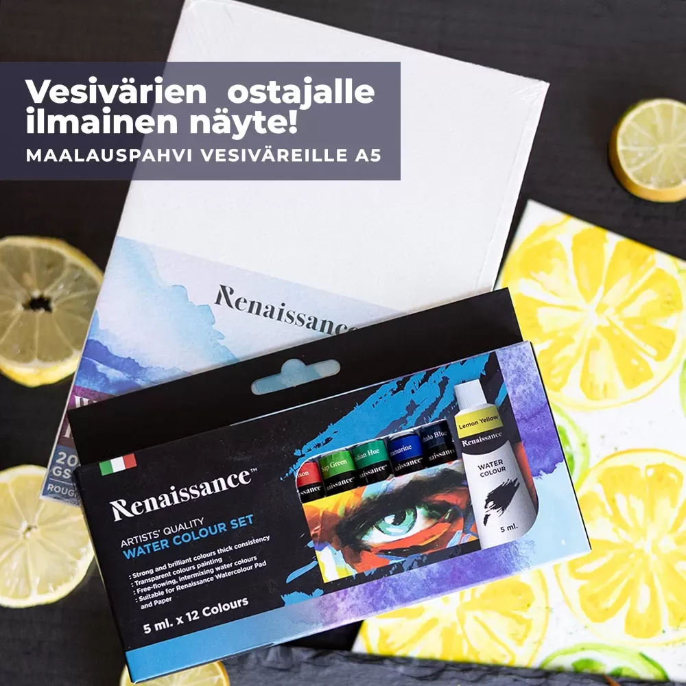 Vesivärit 12 x 5 ml