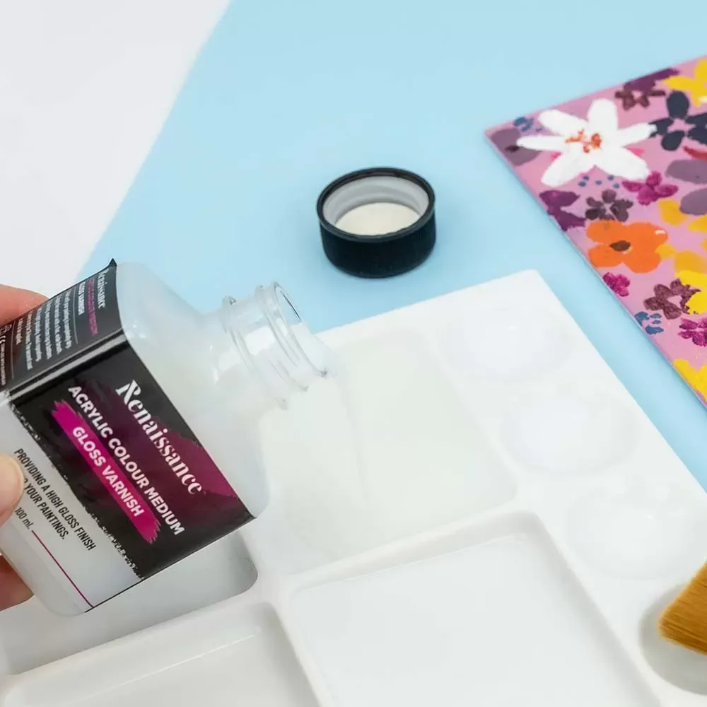 Lakka akryylimaaleille 100 ml, kiiltävä