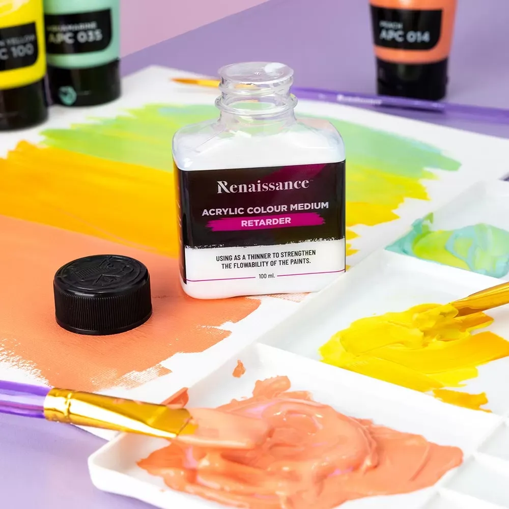 Hidaste akryylimaaleille 100 ml