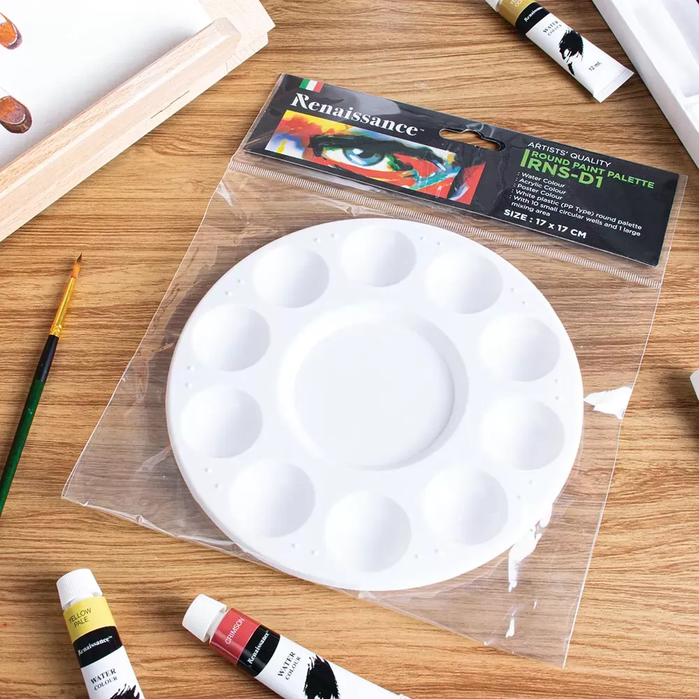 Maalauspaletti pyöreä 17 cm