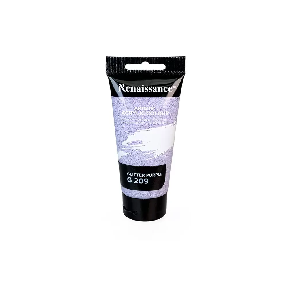 Akryylimaali 75 ml, Glitter Purple