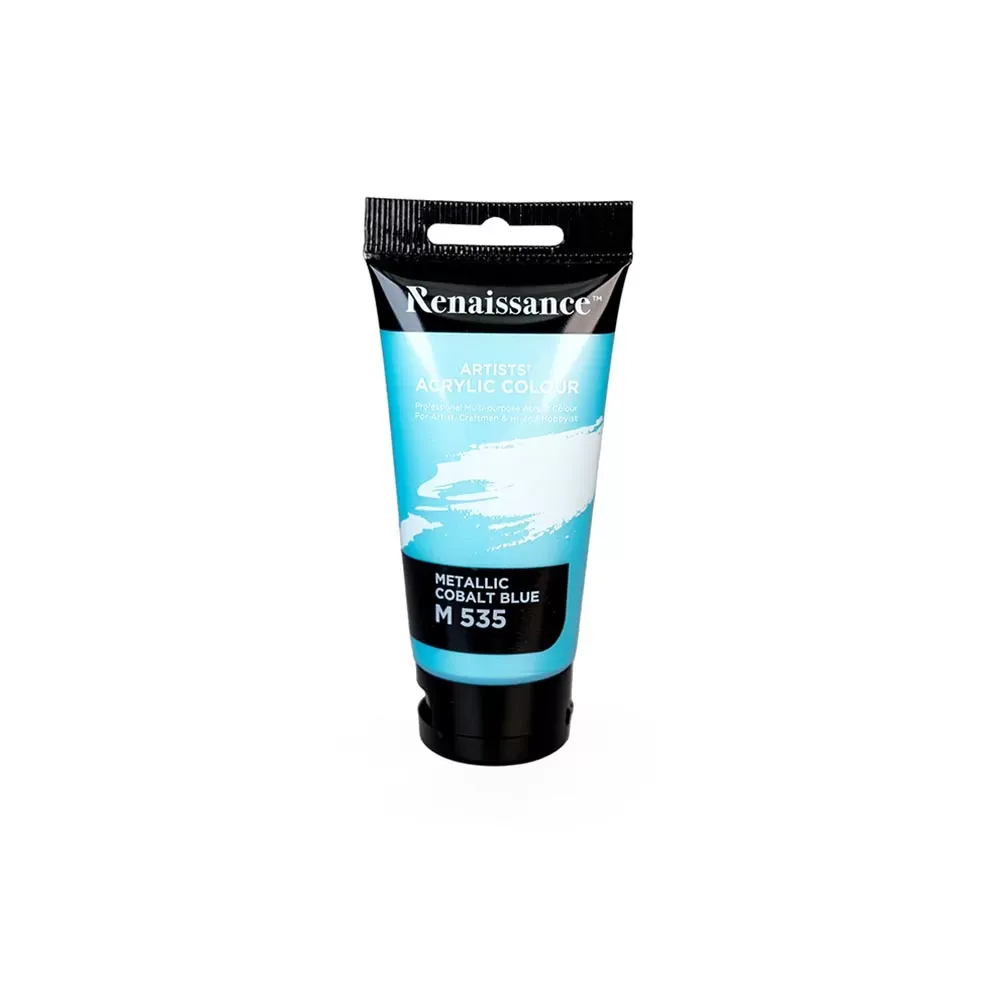 Akryylimaali 75 ml, Metallic Cobalt Blue