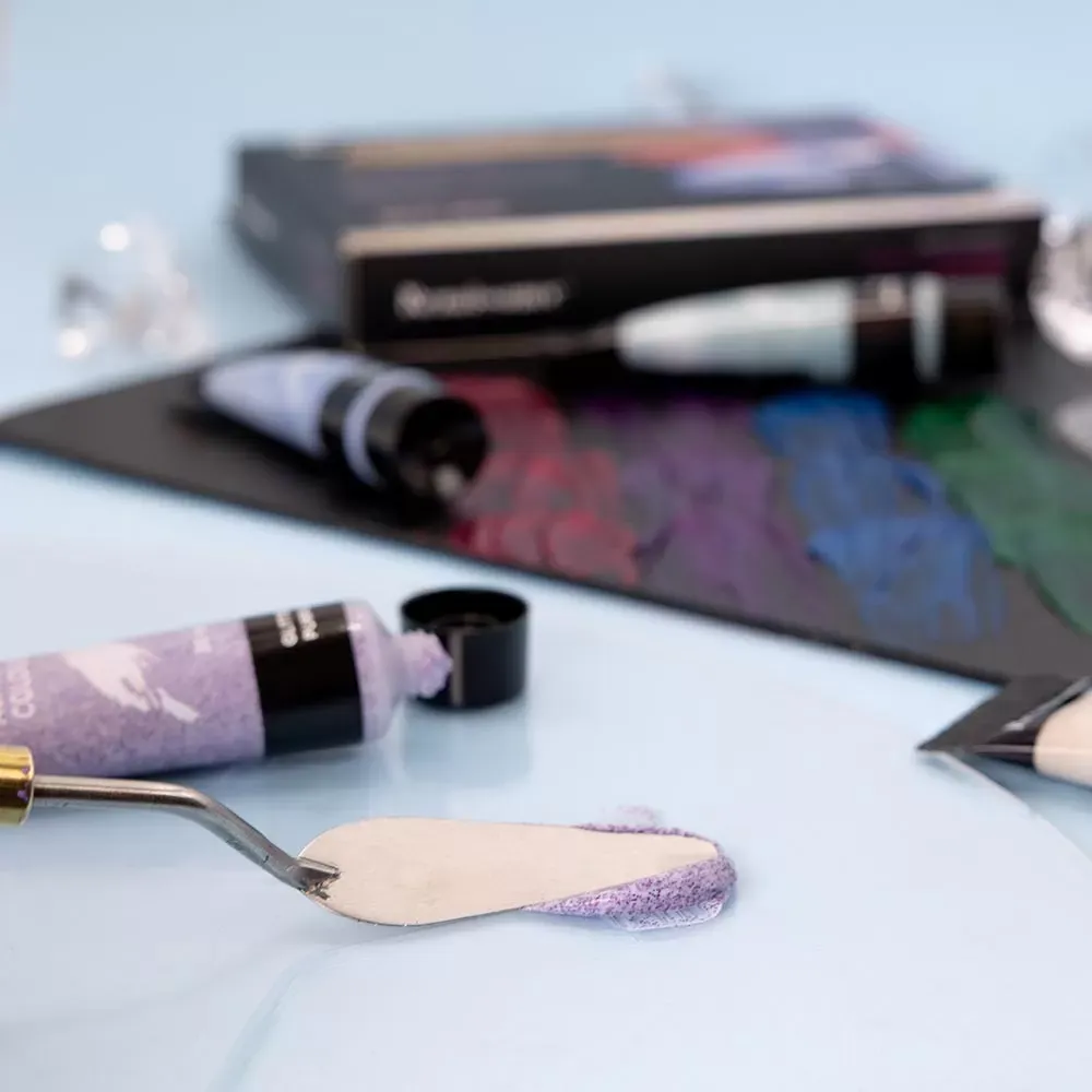 Akryylivärit 6 x 20 ml, glitter