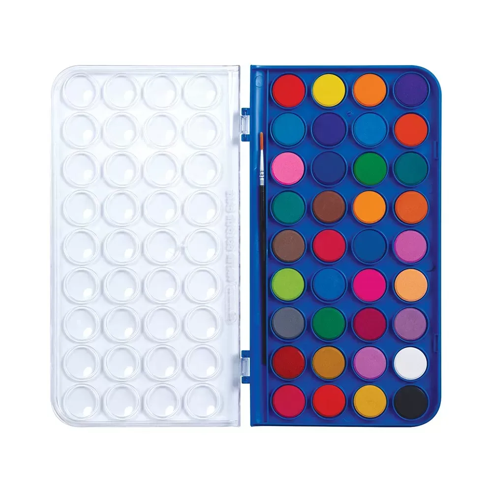 Vesivärit 36 kirkasta väriä, muovirasia