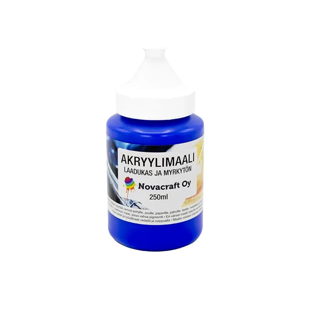 Akryylimaali sininen 250 ml