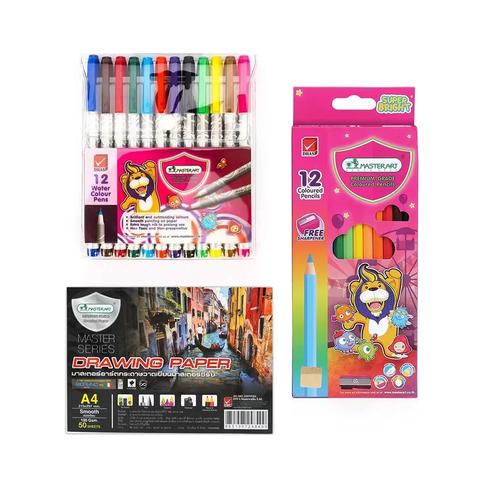 Lasten piirustussetti 3 tuotetta