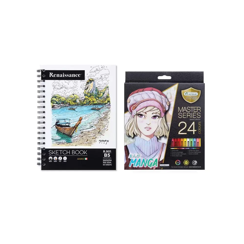 Manga-värikynäsetti